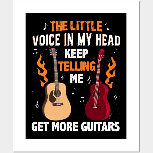 The Little Voice in my head Wall Art by busines_night